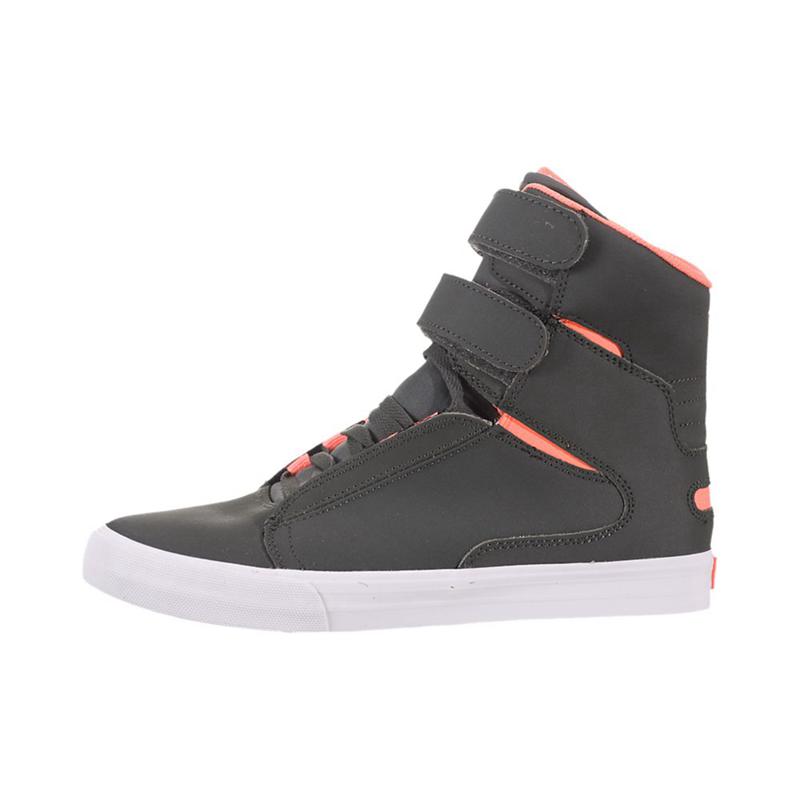 Zapatillas Altas Supra Argentina Hombre - SOCIETY Gris (DRKEG-8496)